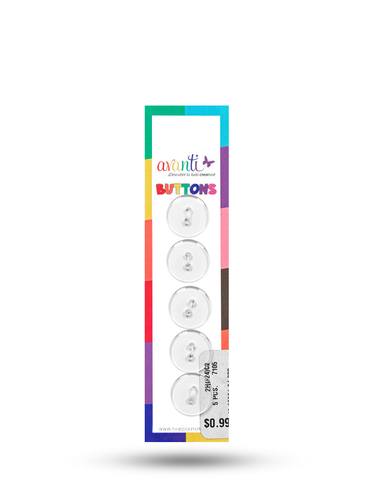 Sewing Buttons – 23L (13.0mm / 0.51 inches) with 2 Holes – Perfect for Coats, Jackets & Accessories