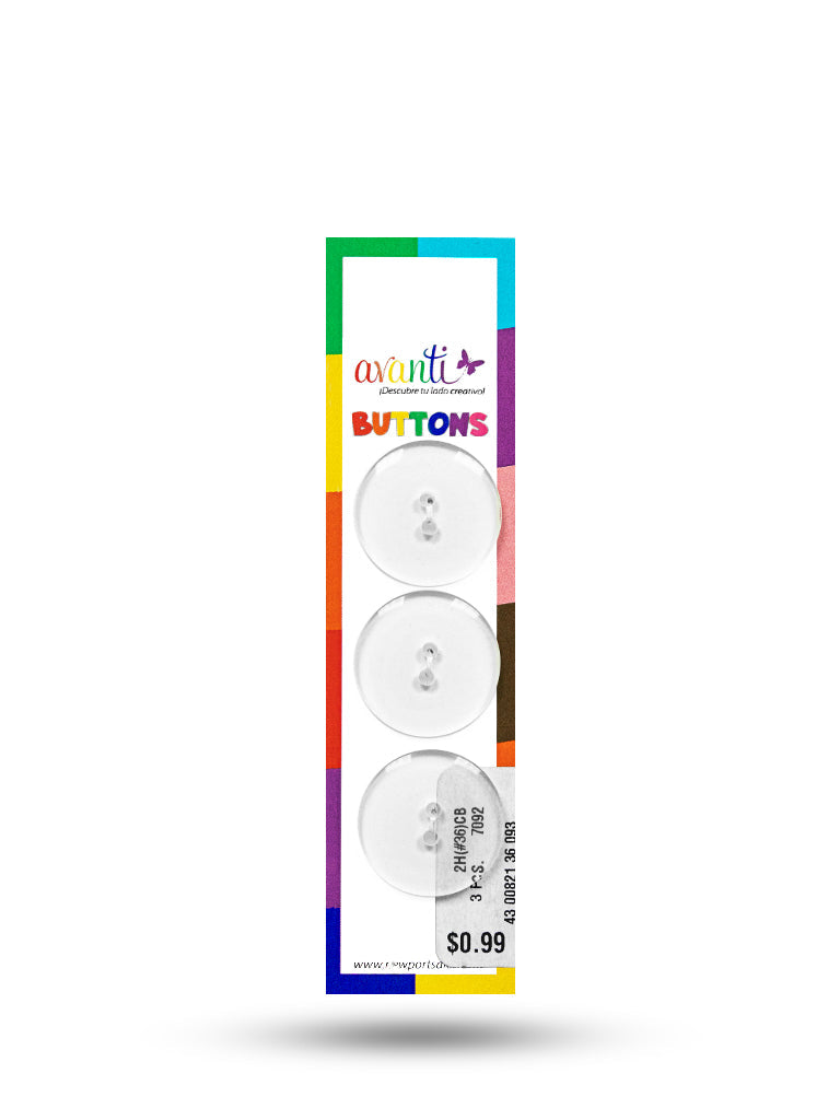 Sewing Buttons – 36L (23mm / 0.9 inches) with 2 Holes – Perfect for Coats, Sweaters & Upholstery Projects,  12-Pack