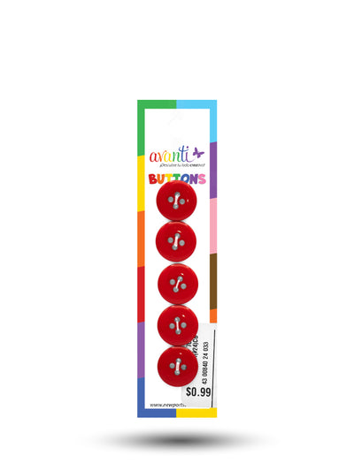 Sewing Buttons – 24L (15mm / 0.6 inches) with 4 Holes – Perfect for Shirts, Cardigans & Children’s Clothing, 12-Pack