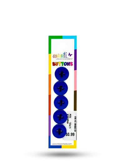 Sewing Buttons – 24L (15mm / 0.6 inches) with 4 Holes – Perfect for Shirts, Cardigans & Children’s Clothing, 12-Pack