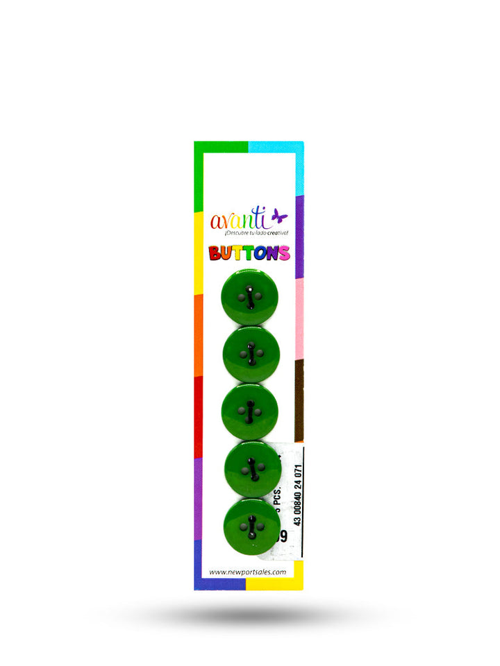 Sewing Buttons – 24L (15mm / 0.6 inches) with 4 Holes – Perfect for Shirts, Cardigans & Children’s Clothing, 12-Pack