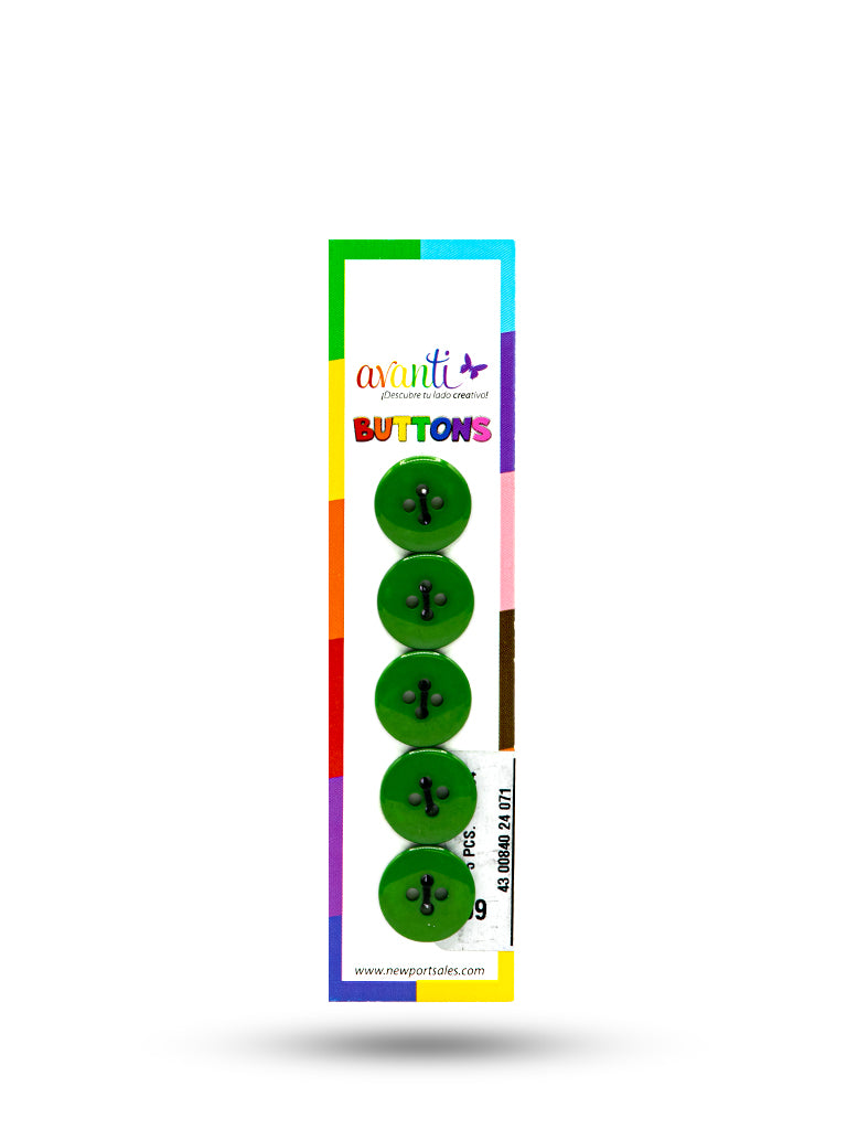 Sewing Buttons – 24L (15mm / 0.6 inches) with 4 Holes – Perfect for Shirts, Cardigans & Children’s Clothing, 12-Pack