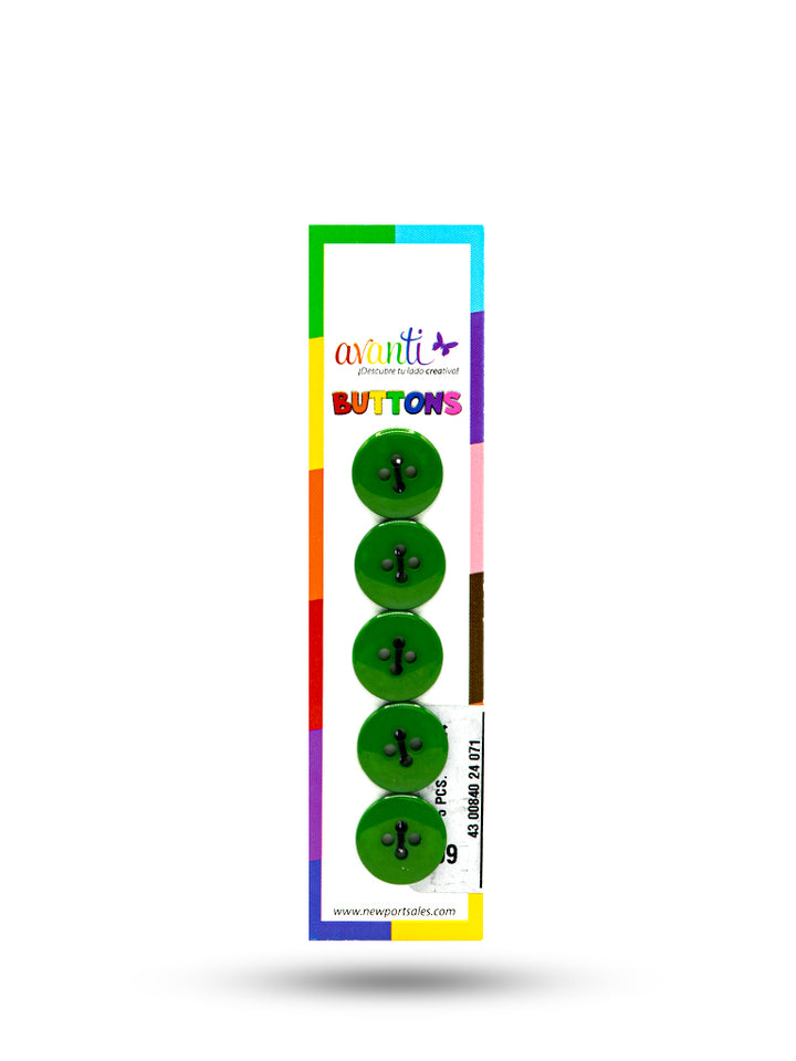 Sewing Buttons – 24L (15mm / 0.6 inches) with 4 Holes – Perfect for Shirts, Cardigans & Children’s Clothing, 12-Pack