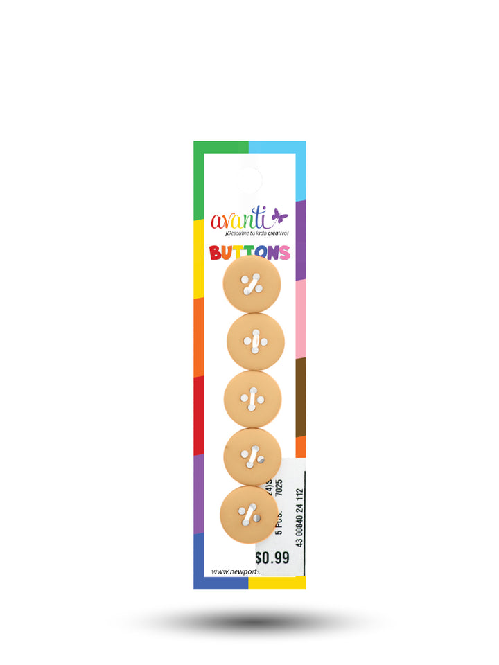 Sewing Buttons – 24L (15mm / 0.6 inches) with 4 Holes – Perfect for Shirts, Cardigans & Children’s Clothing, 12-Pack