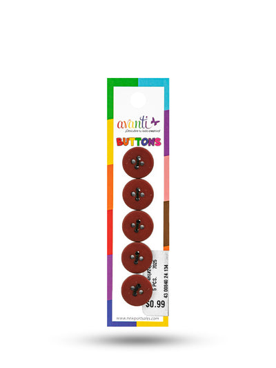 Sewing Buttons – 24L (15mm / 0.6 inches) with 4 Holes – Perfect for Shirts, Cardigans & Children’s Clothing, 12-Pack