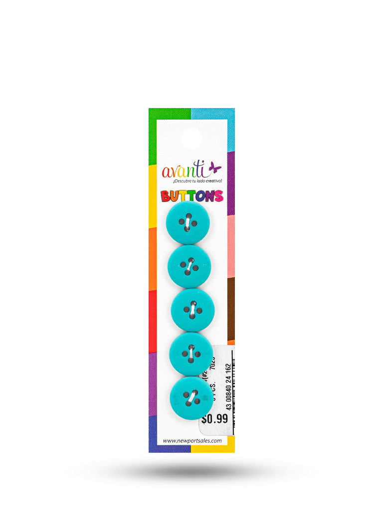 Sewing Buttons – 24L (15mm / 0.6 inches) with 4 Holes – Perfect for Shirts, Cardigans & Children’s Clothing