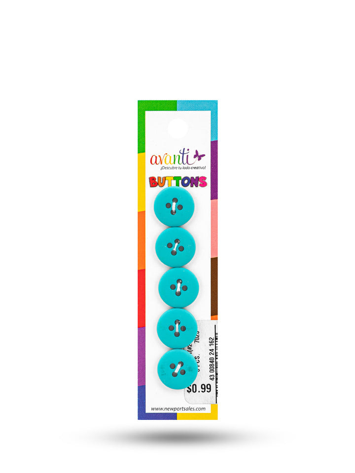 Sewing Buttons – 24L (15mm / 0.6 inches) with 4 Holes – Perfect for Shirts, Cardigans & Children’s Clothing, 12-Pack