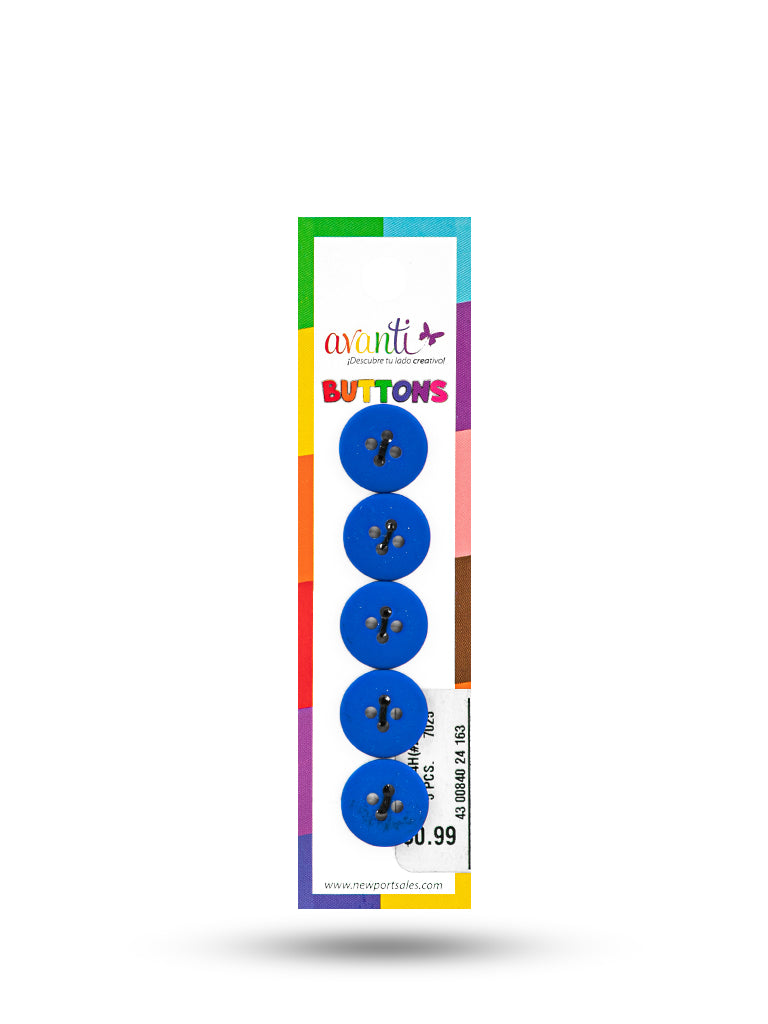 Sewing Buttons – 24L (15mm / 0.6 inches) with 4 Holes – Perfect for Shirts, Cardigans & Children’s Clothing, 12-Pack