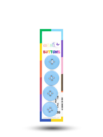 Sewing Buttons – 29L (18mm / 0.71 inches) with 4 Holes – Perfect for Dresses, Jackets & Fashion Handbags