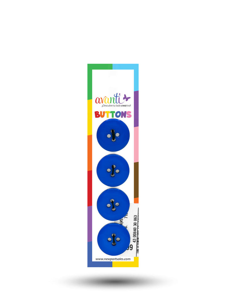 Sewing Buttons – 29L (18mm / 0.71 inches) with 4 Holes – Perfect for Dresses, Jackets & Fashion Handbags, 12-Pack