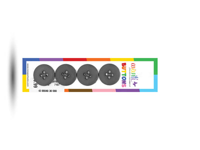 Sewing Buttons – 29L (18mm / 0.71 inches) with 4 Holes – Perfect for Dresses, Jackets & Fashion Handbags, 12-Pack