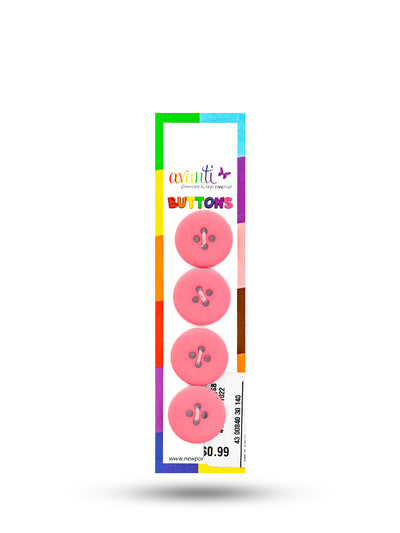 Sewing Buttons – 29L (18mm / 0.71 inches) with 4 Holes – Perfect for Dresses, Jackets & Fashion Handbags, 12-Pack