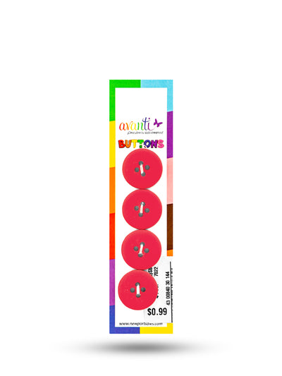 Sewing Buttons – 29L (18mm / 0.71 inches) with 4 Holes – Perfect for Dresses, Jackets & Fashion Handbags, 12-Pack