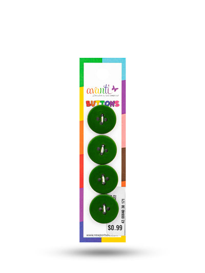 Sewing Buttons – 29L (18mm / 0.71 inches) with 4 Holes – Perfect for Dresses, Jackets & Fashion Handbags, 12-Pack
