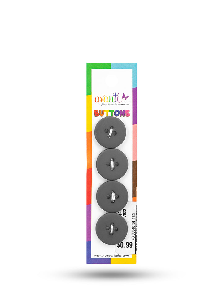 Sewing Buttons – 29L (18mm / 0.71 inches) with 4 Holes – Perfect for Dresses, Jackets & Fashion Handbags, 12-Pack