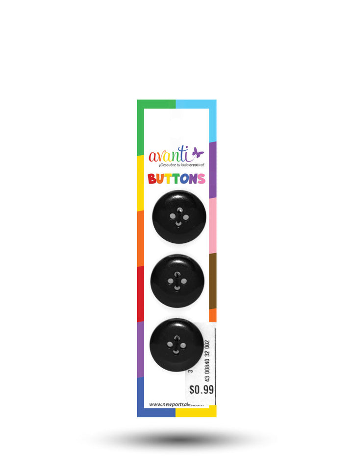 Sewing Buttons – 32L (20mm / 0.79 inches) with 4 Holes – Perfect for Coats, Blazers, Bags & Upholstery, 12-Pack