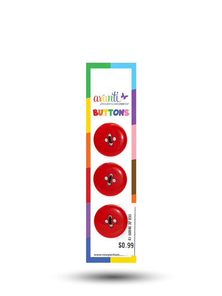 Sewing Buttons – 32L (20mm / 0.79 inches) with 4 Holes – Perfect for Coats, Blazers, Bags & Upholstery