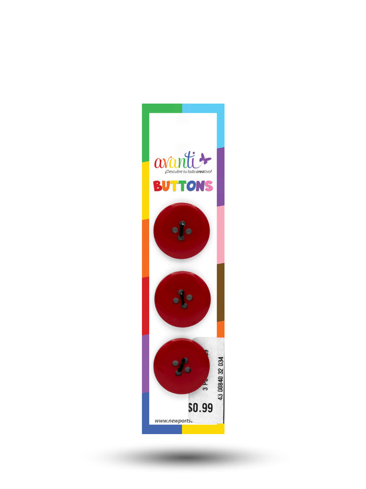 Sewing Buttons – 32L (20mm / 0.79 inches) with 4 Holes – Perfect for Coats, Blazers, Bags & Upholstery, 12-Pack