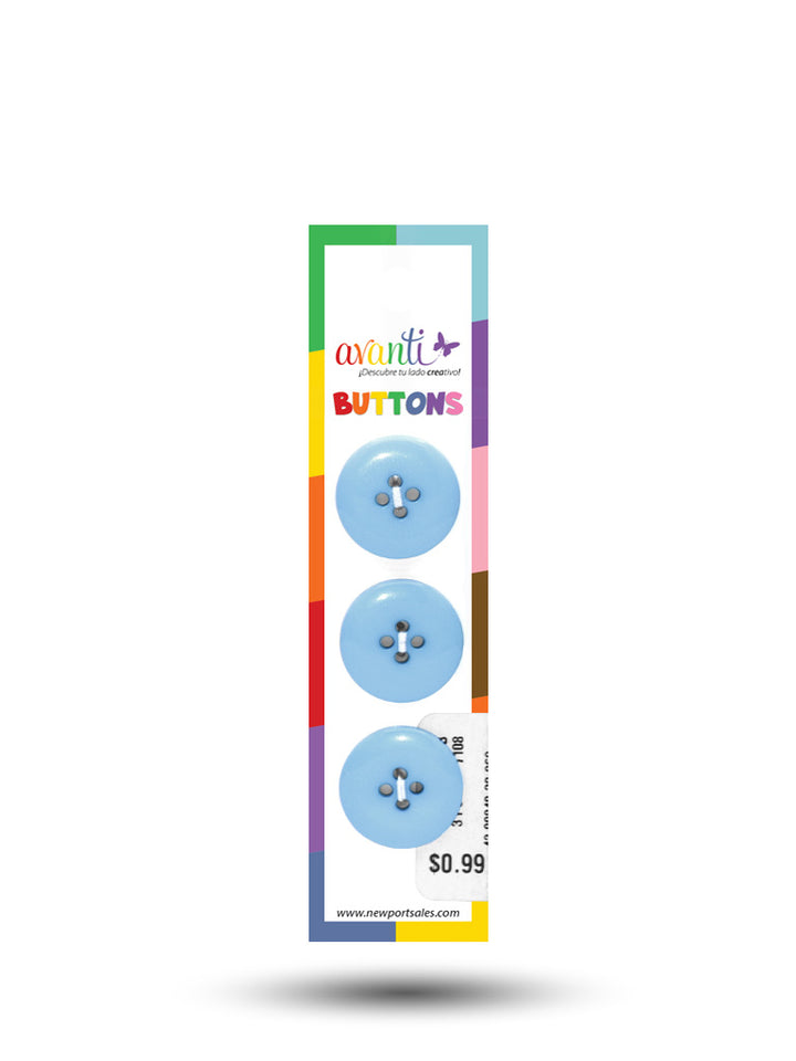 Sewing Buttons – 32L (20mm / 0.79 inches) with 4 Holes – Perfect for Coats, Blazers, Bags & Upholstery