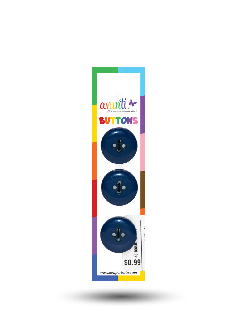 Sewing Buttons – 32L (20mm / 0.79 inches) with 4 Holes – Perfect for Coats, Blazers, Bags & Upholstery, 12-Pack
