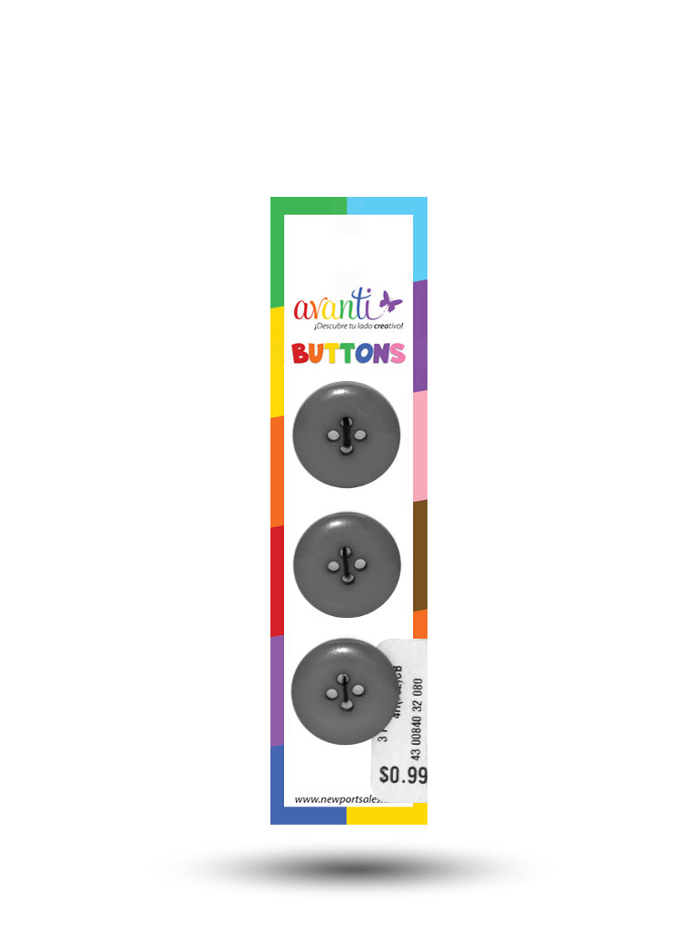 Sewing Buttons – 32L (20mm / 0.79 inches) with 4 Holes – Perfect for Coats, Blazers, Bags & Upholstery, 12-Pack