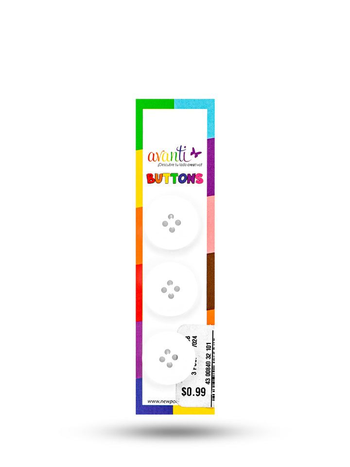 Sewing Buttons – 32L (20mm / 0.79 inches) with 4 Holes – Perfect for Coats, Blazers, Bags & Upholstery, 12-Pack