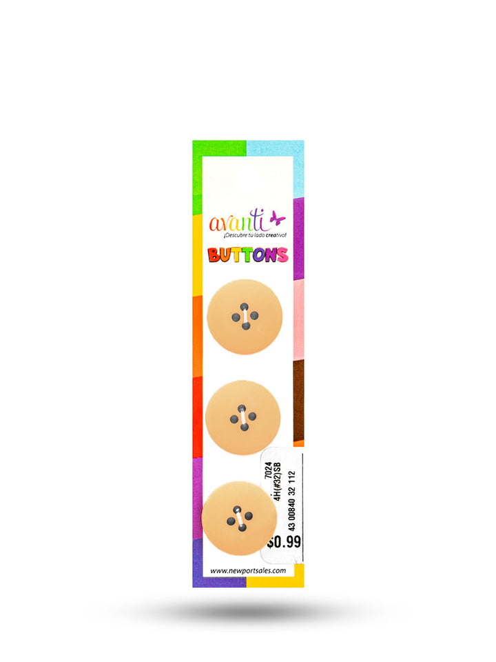 Sewing Buttons – 32L (20mm / 0.79 inches) with 4 Holes – Perfect for Coats, Blazers, Bags & Upholstery, 12-Pack