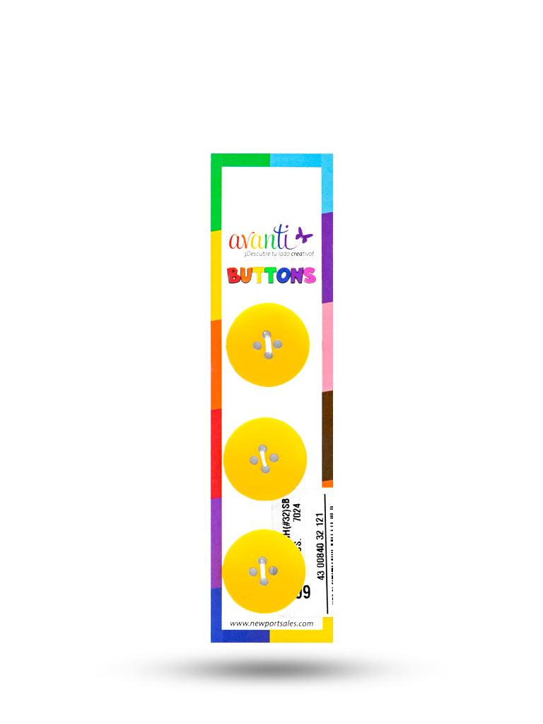 Sewing Buttons – 32L (20mm / 0.79 inches) with 4 Holes – Perfect for Coats, Blazers, Bags & Upholstery