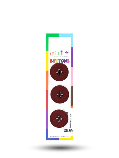 Sewing Buttons – 32L (20mm / 0.79 inches) with 4 Holes – Perfect for Coats, Blazers, Bags & Upholstery, 12-Pack