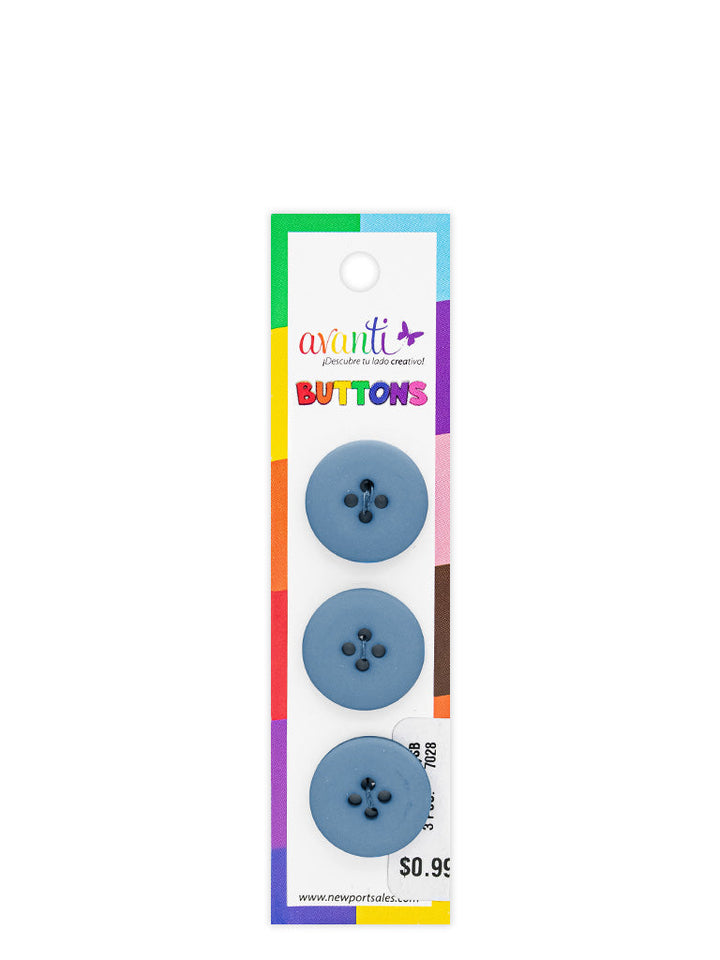 Sewing Buttons – 32L (20mm / 0.79 inches) with 4 Holes – Perfect for Coats, Blazers, Bags & Upholstery