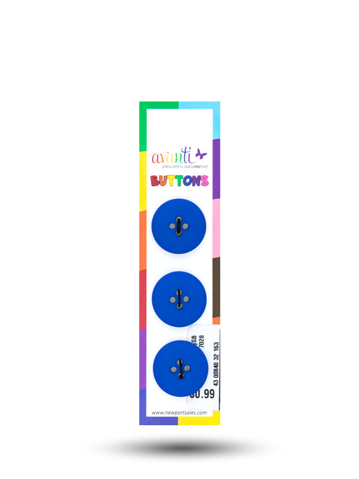 Sewing Buttons – 32L (20mm / 0.79 inches) with 4 Holes – Perfect for Coats, Blazers, Bags & Upholstery