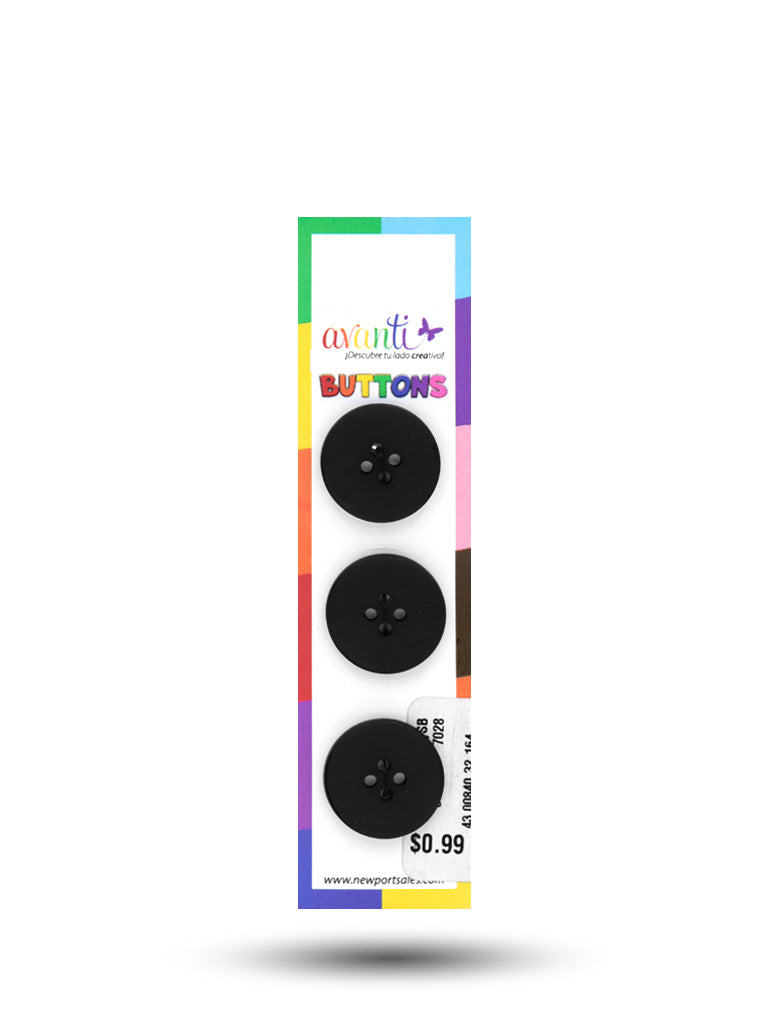 Sewing Buttons – 32L (20mm / 0.79 inches) with 4 Holes – Perfect for Coats, Blazers, Bags & Upholstery