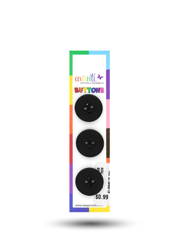 Sewing Buttons – 32L (20mm / 0.79 inches) with 4 Holes – Perfect for Coats, Blazers, Bags & Upholstery