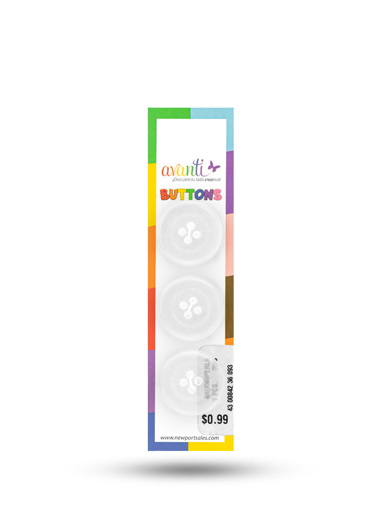 Sewing Buttons – 36L (23mm / 0.9 inches) with 4 Holes – Perfect for Coats, Blazers & Upholstery Projects, 12-Pack