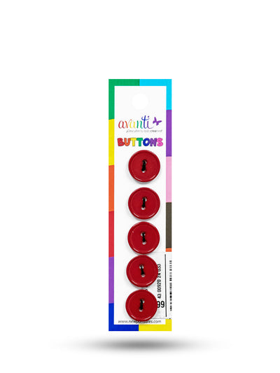 Sewing Buttons – 23L (13.0mm / 0.51 inches) with 2 Holes – Perfect for Coats, Jackets & Accessories, 12-Pack