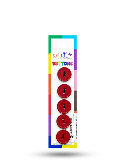 Sewing Buttons – 23L (13.0mm / 0.51 inches) with 2 Holes – Perfect for Coats, Jackets & Accessories, 12-Pack