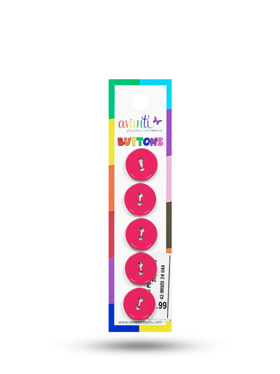 Sewing Buttons – 23L (13.0mm / 0.51 inches) with 2 Holes – Perfect for Coats, Jackets & Accessories, 12-Pack