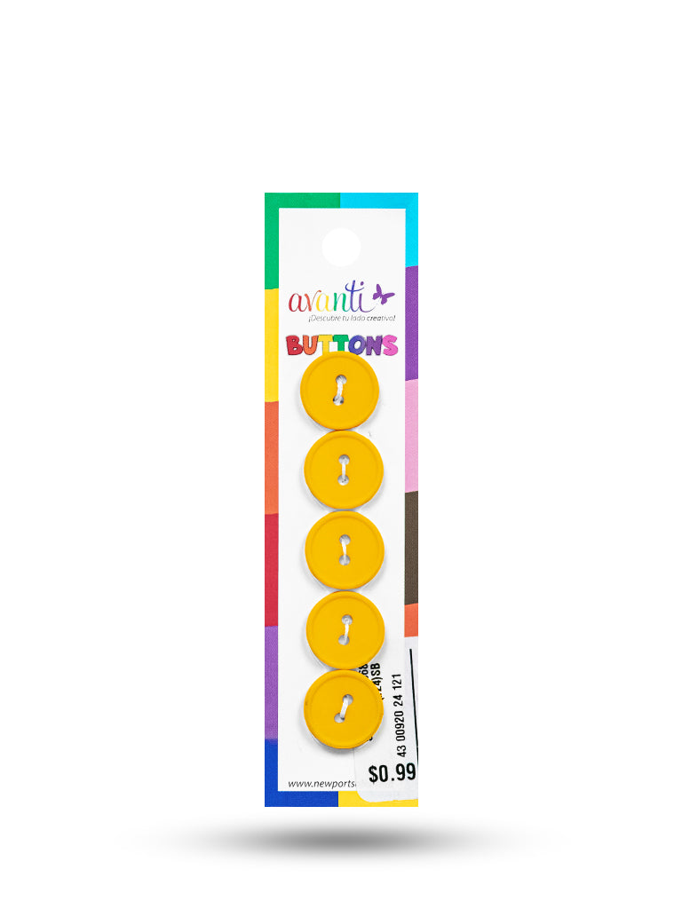 Sewing Buttons – 23L (13.0mm / 0.51 inches) with 2 Holes – Perfect for Coats, Jackets & Accessories