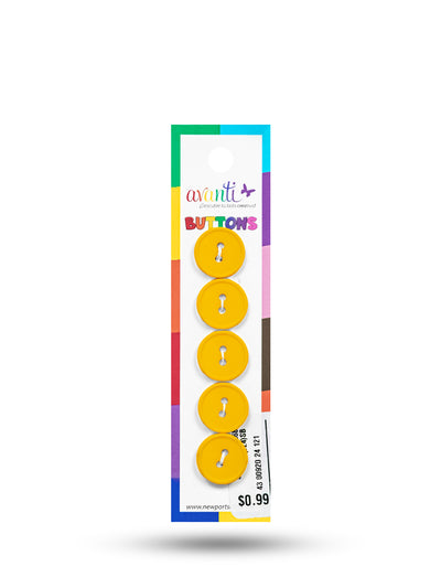 Sewing Buttons – 23L (13.0mm / 0.51 inches) with 2 Holes – Perfect for Coats, Jackets & Accessories, 12-Pack