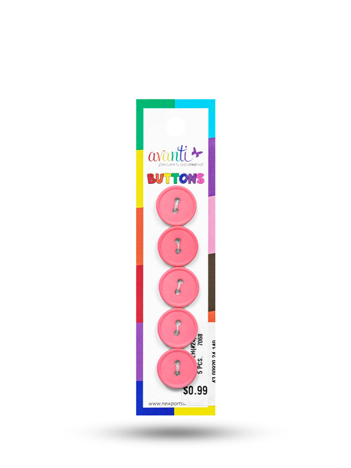 Sewing Buttons – 23L (13.0mm / 0.51 inches) with 2 Holes – Perfect for Coats, Jackets & Accessories