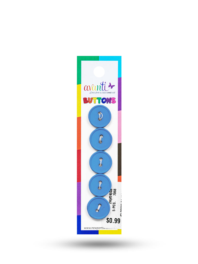 Sewing Buttons – 23L (13.0mm / 0.51 inches) with 2 Holes – Perfect for Coats, Jackets & Accessories, 12-Pack