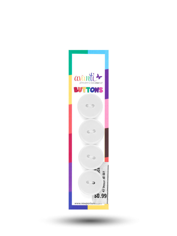 Sewing Buttons – 29L (18mm / 0.71 inches) with 2 Holes – Perfect for Dresses, Jackets & Fashion Handbags, 12-Pack