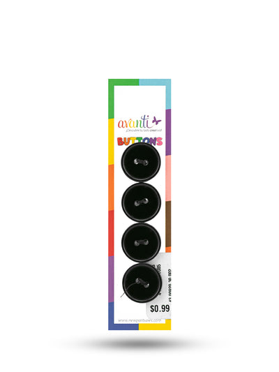 Sewing Buttons – 29L (18mm / 0.71 inches) with 2 Holes – Perfect for Dresses, Jackets & Fashion Handbags, 12-Pack
