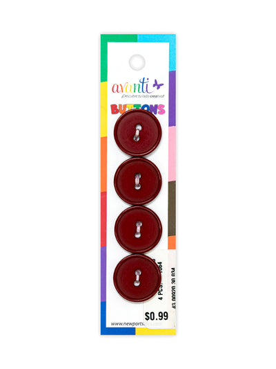 Sewing Buttons – 29L (18mm / 0.71 inches) with 2 Holes – Perfect for Dresses, Jackets & Fashion Handbags, 12-Pack