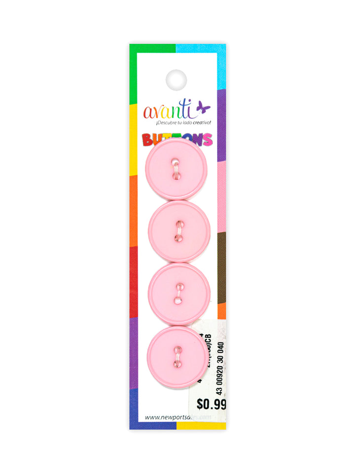 Sewing Buttons – 29L (18mm / 0.71 inches) with 2 Holes – Perfect for Dresses, Jackets & Fashion Handbags, 12-Pack