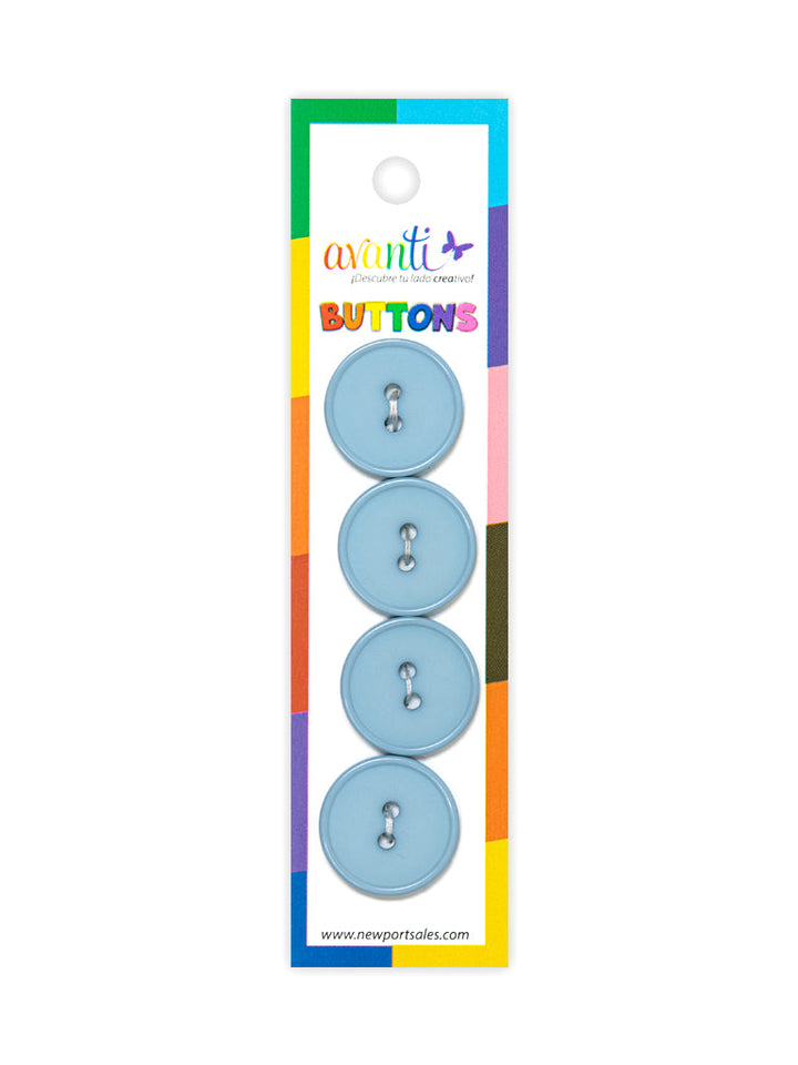 Sewing Buttons – 29L (18mm / 0.71 inches) with 2 Holes – Perfect for Dresses, Jackets & Fashion Handbags, 12-Pack