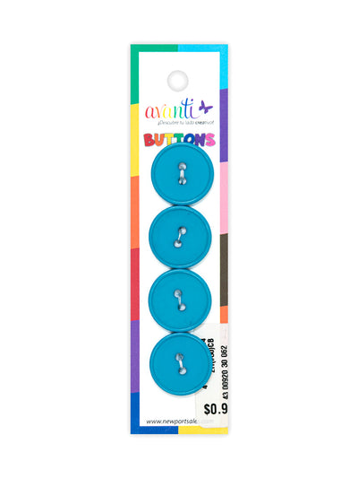 Sewing Buttons – 29L (18mm / 0.71 inches) with 2 Holes – Perfect for Dresses, Jackets & Fashion Handbags, 12-Pack