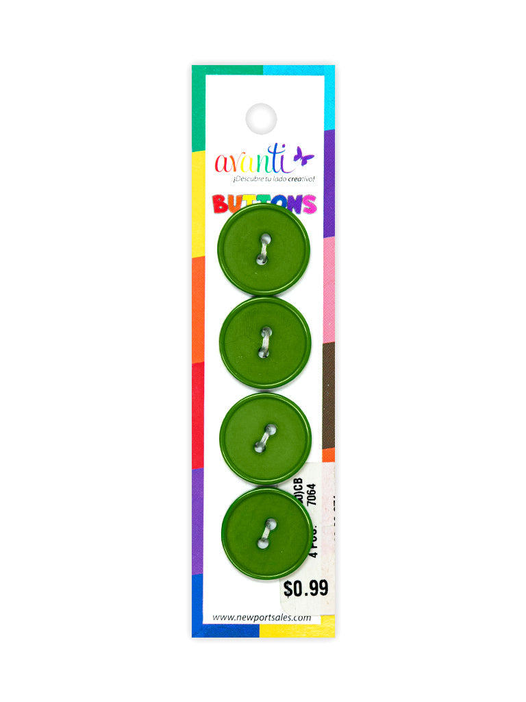 Sewing Buttons – 29L (18mm / 0.71 inches) with 2 Holes – Perfect for Dresses, Jackets & Fashion Handbags, 12-Pack