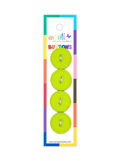 Sewing Buttons – 29L (18mm / 0.71 inches) with 2 Holes – Perfect for Dresses, Jackets & Fashion Handbags, 12-Pack
