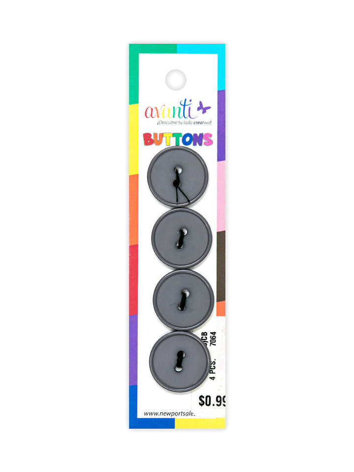 Sewing Buttons – 29L (18mm / 0.71 inches) with 2 Holes – Perfect for Dresses, Jackets & Fashion Handbags, 12-Pack